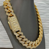 Iced Out Moissnaite Chain Necklace Customized Hip Hop Jewelry