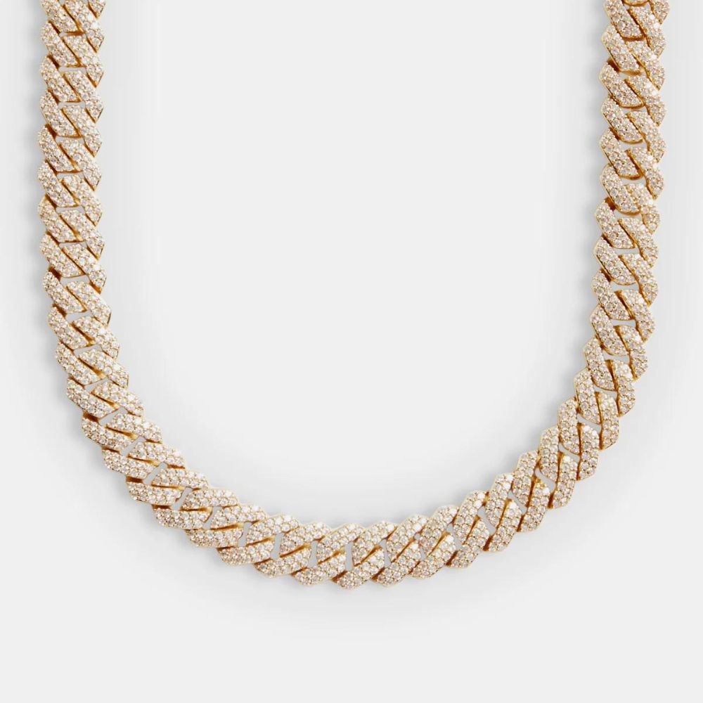 Elegant Style Moissanite Diamond Cuban Chain