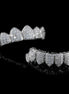 Lab Created Moissanite 925 Sterling Silver Grillz