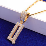 Moissanite Diamond Customize Letter Pendant