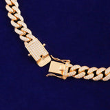 Moissanite Iced Out Figaro Chain For Him
