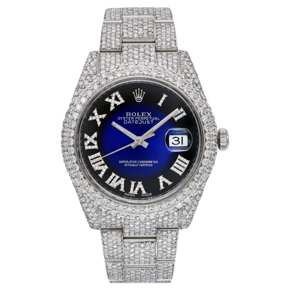 Fully Iced Out Moissanite Luxury Watch