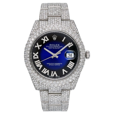 Fully Iced Out Moissanite Luxury Watch