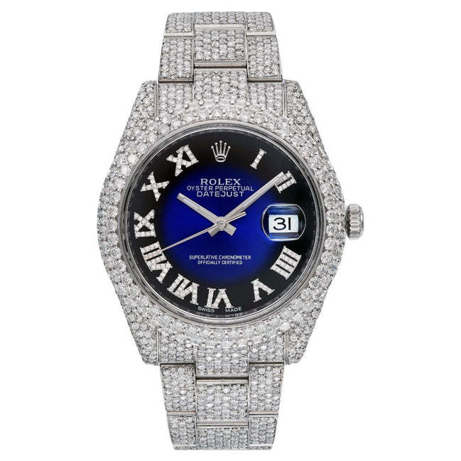 Fully Iced Out Moissanite Luxury Watch