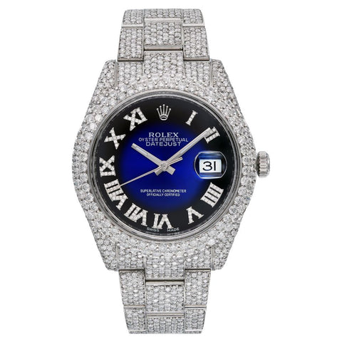 Fully Iced Out Moissanite Luxury Watch
