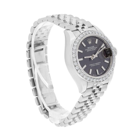 Datejust Black Color Dial Automatic Watch For Men's