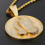 Bling Prey Hand Moissanite Diamond Luxury Pendant