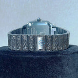 Full Black Moissanite Diamond Luxury Watch