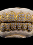 Yellow Gold Plated Moissanite Diamond Custom Grillz