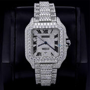 Romen Numeric Moissanite Automatic Mechanical Watch