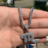 Zodiac Sumbole Astrology Sign Moissanite Custom Pendant