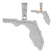 Iced Out Moissanite Diamond Small Pendant