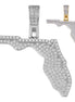 Iced Out Moissanite Diamond Small Pendant