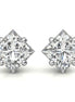 Fine Jewelry Princess Cut Moissanite Stud Earrings