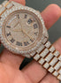 Day Date Automatic Moissanite Luxury Men's Watch