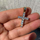 925 Sterling Silver Criss Cross Unisex Pendant