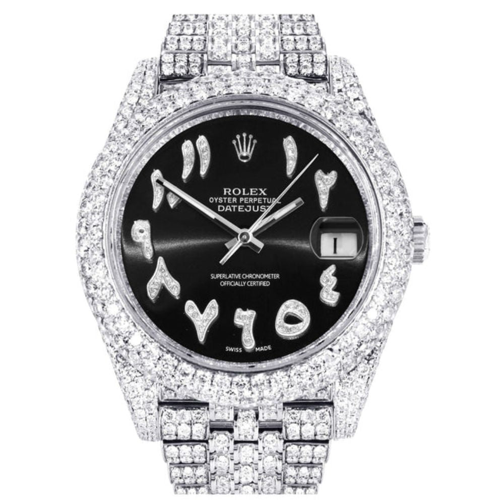 Iced Out Automatic Classic Moissnaite Wrist Watch