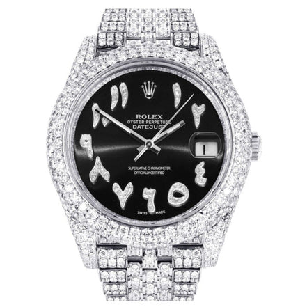 Iced Out Automatic Classic Moissnaite Wrist Watch