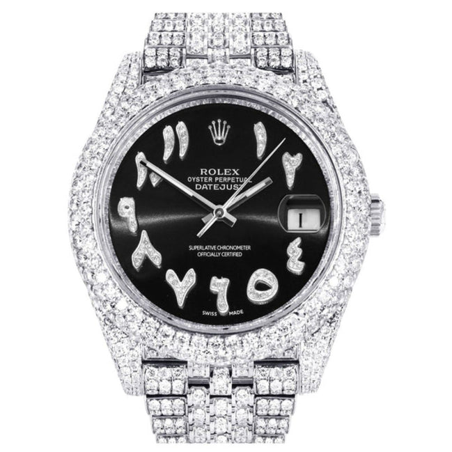 Iced Out Automatic Classic Moissnaite Wrist Watch