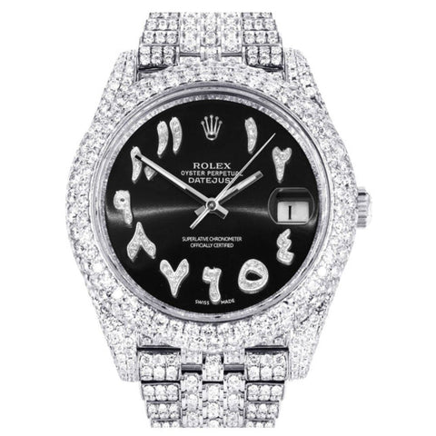 Iced Out Automatic Classic Moissnaite Wrist Watch
