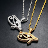 Eyes Of Horus Moissanite Diamond Men's Pendant