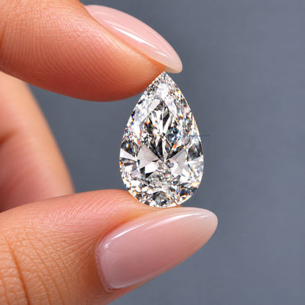 Lab Grown Pear Cut Diamond, 1 to 6 Carat Lab Grown Diamond