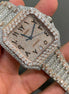 Moissanite Luxury Arabic Dial Dual Tone Watch