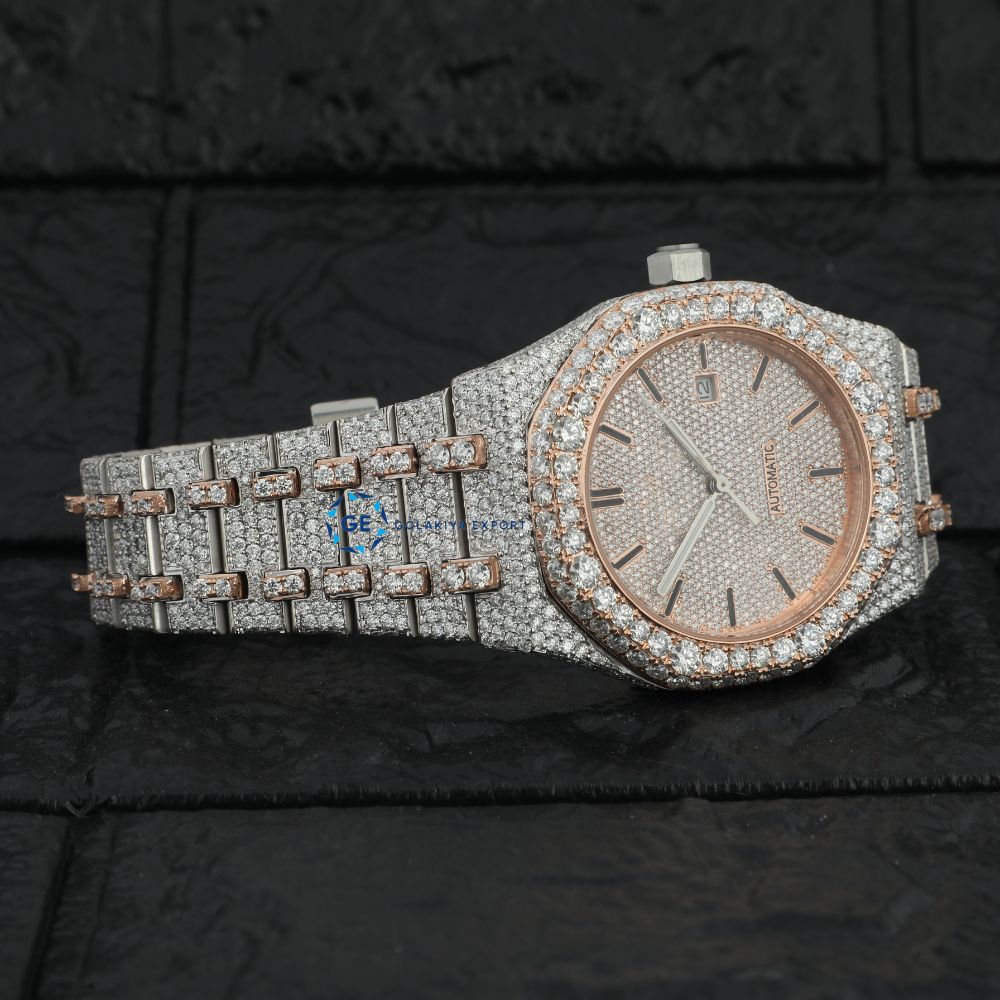 Moissanite Luxury Hip Hop Watch