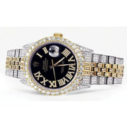 Dual Tone Elegant And Stylish Moissanite Watch