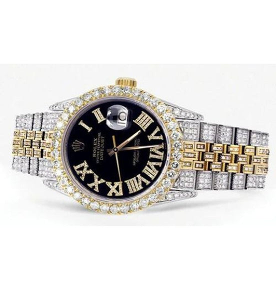 Dual Tone Elegant And Stylish Moissanite Watch