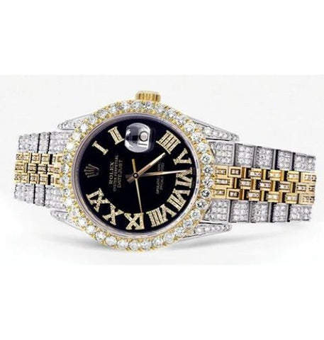 Dual Tone Elegant And Stylish Moissanite Watch