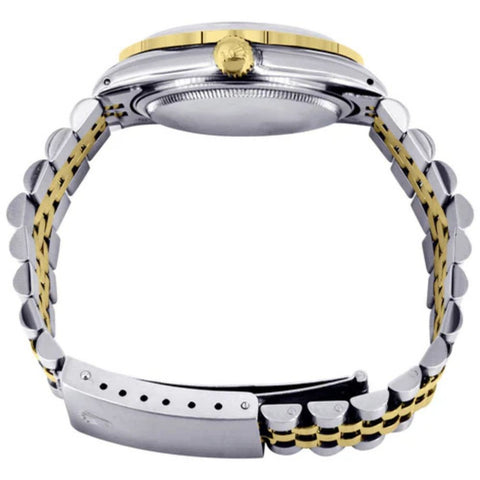 Jubilee Band Roman Numeric Moissanite Fancy Wrist Watch