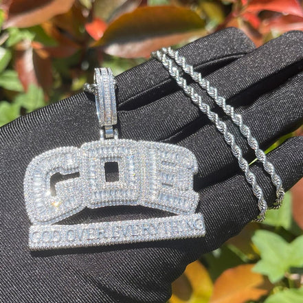 Rapper Style Moissanite Diamond Customize Pendant Necklaces