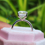 Radiant Cut Lab Grown Diamond Wedding Engagement Ring