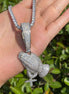 Moissanite Diamond Prayer Hands Cross Unique Pendant