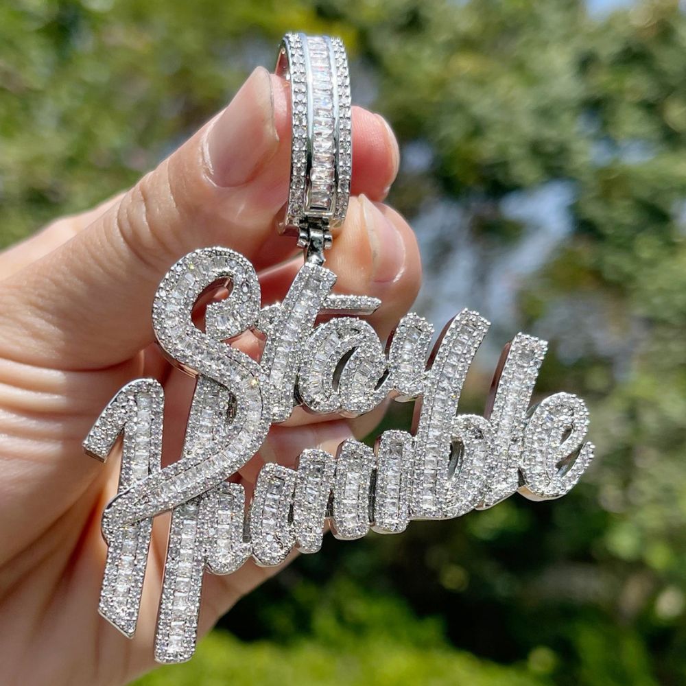 Handcrafted Moissanite Diamond Customize Pendant