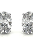 Oval Cut Moissanite Stud Earrings Gift For Her
