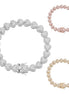 Heart Shape Iced Out Moissanite Bracelet