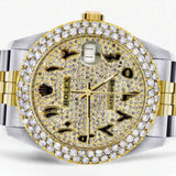 Arabic Dial Moissnaite Diamond Hip Hop Watch