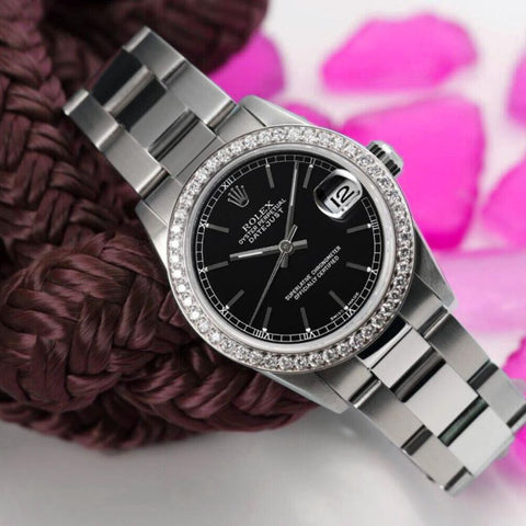 Stainless Steel Datejust Moissanite Luxury Watch For Men's