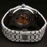 Arabic Numeric Moissanite Automatic Wrist Watch