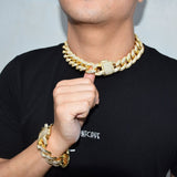 Iced Out Moissanite Diamond Miami Link Cuban Chian