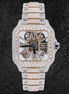 Excellent Moissanite Diamond Iced Out Skeleton Watch For Him
