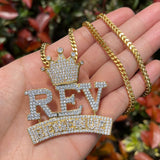 Round Cut Moissanite Diamond Luxury Pendant For Him