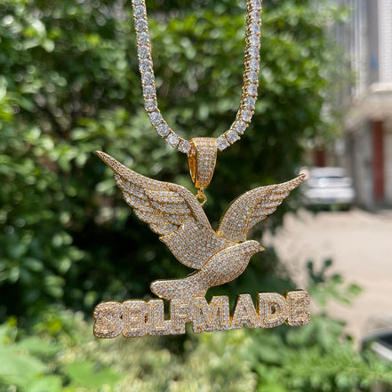 Self Made Iced Out Bling Bling Moissanite Pendant