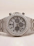 Fully Iced Moissanite Chrono Dial Watch For Men's