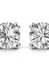 Daily Wear Moissanite Round Cut Stud Earrings