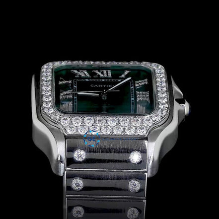 Green Dial Classic Luxury Wrist Watch