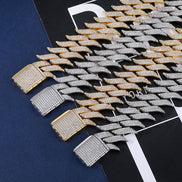 VVS1 Moissanite Diamond Cuban Link Hip Hop Chain