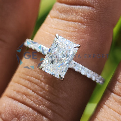 White Gold Lab Grown Diamond Wedding Ring